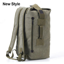 Load image into Gallery viewer, Men's Large Roomy Travel Canvas Backpack Large Capacity Outdoor Hiking Bags Mountaineering Backpack Men's Outdoor Luggage Bag